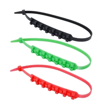Avarinis padangų rato kabelis Daugkartinio naudojimo kaklaraištis Reguliuojamos nešiojamos padangų grandinės automobilio visureigiui Apsaugos nuo slydimo kabelio kaklaraištis