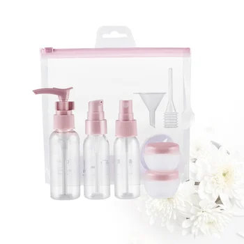 1 rinkinys kosmetikos vandens laikymo buteliukas nešiojamas makiažo vandens butelis kelioninės kosmetikos laikymo indas (rausvos spalvos)