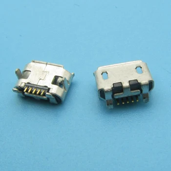 10-100vnt 5 kontaktų mikro mini USB jungtis lizdo lizdo įkroviklis įkrovimo prievado prijungimo kištukas Blackberry Q5 pakeitimui