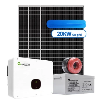 10 metų garantija 20KW tinklo elektros energijos sistemos saulės energijos produktų gamintojams namų gamyklai