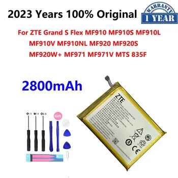 100% Originalus LI3820T43P3h715345 Li3823T43P3h715345 skirtas ZTE Grand S Flex MF910 MF910S MF910L MF910V MF910NL 2800mAh baterija