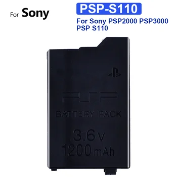 1200mAh PSP-S110 keitimas Aukštos kokybės baterija Sony PSP2000 PSP3000 PSP S110 žaidimų pultas PSP įkraunamos baterijos