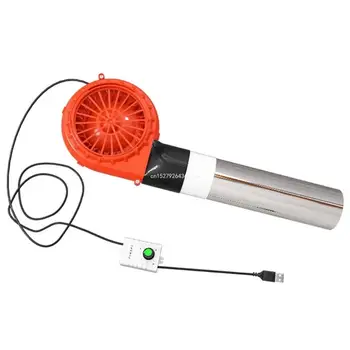 12x3.2cm Pūstuvas USB maitinamas ventiliatorius su kintamo greičio reguliatoriumi Dropship