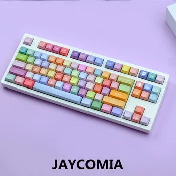 134 Keys/Set Mixed Color Gummy Bears Keycaps XDA Profile DYE-SUB mechaninei klaviatūrai 