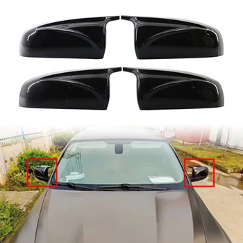 1Pair automobilio galinio vaizdo veidrodžio dangtelio dangtelis BMW X5 X6 E70 E71 2007 2008 2009 2010 2011 2012 2013 Šoninių durų galinio vaizdo veidrodėlių apdaila