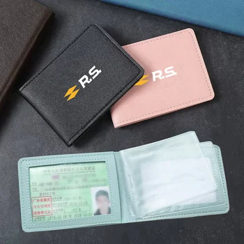 1Pcs Automobilio emblema Vairuotojo pažymėjimo viršelio ID kreditinės kortelės turėtojas Renault Megane Kadjar Clio Scenic Captur simbolis Twingo Zoe Koleos