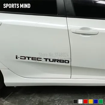 2 vnt I DTEC TURBO Automobilių lipdukai Decal Honda Civic Fit Jazz Drift JDM Typer R Accord Vinilinių automobilių aksesuarai Automobilių stilius