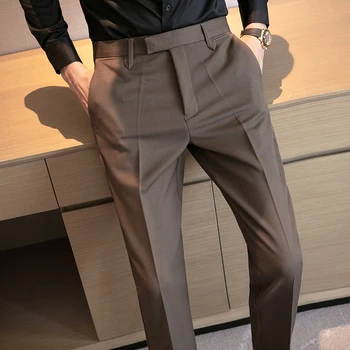 2023 Vyriškos kostiuminės kelnės Aukštos kokybės vyriškos spalvos 