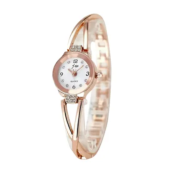2024 Fashion Women Heart Bracelet Watch Rose Gold Quartz Watch Rankinis laikrodis Moteriška suknelė Laisvalaikio apyrankės laikrodžiai Dovanų priedai