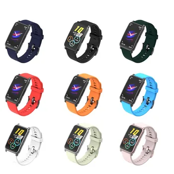 20mm Silicone Strap išmaniojo laikrodžio pakaitinė dalis Sportinė riešo juostos laikrodžio juosta, skirta Huawei Honor ES laikrodžio išmaniesiems apyrankės priedams