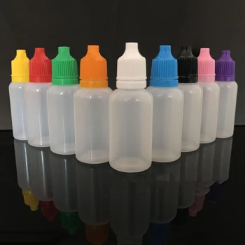 20Pcs5ml-100mlEmpty akių lašų buteliukas kelioniniam konteineriuiPlastikinis sandarus indas Pakartotinai užpildomas indas su vaikų apsauginiu dangteliu