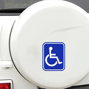 2PCS Neįgaliųjų ženklas Neįgaliųjų mobilumas Mobilumas Parkavimo automobilio lipdukas PVC lipdukas auto Naujas