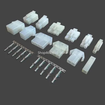 2sets L6.2 Pitch 6.2mm-1/2/3/4/6/9Pin with Wings Male Female Air Docking Connectors Big Tamiya Auto Connector