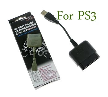 2vnt Aukštos kokybės 0.2M žaidimui 2 valdiklio keitiklio kabelio žaidimų adapteris, skirtas PS2 į PS3 kompiuteriniam vaizdo žaidimų priedui
