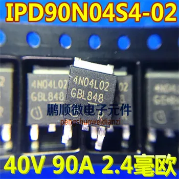 30vnt originalus naujas IPD90N04S4-02 4N04L02 90A/40V TO252 MOSFET