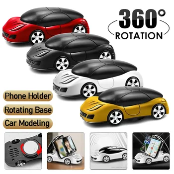 360 Rotacija Kūrybinis automobilis Mobiliojo telefono laikiklis Laikiklis Daugiafunkcis atverčiamas lenktynių modelis Telefono stovas Automobilinis prietaisų skydelis Telefono stovas