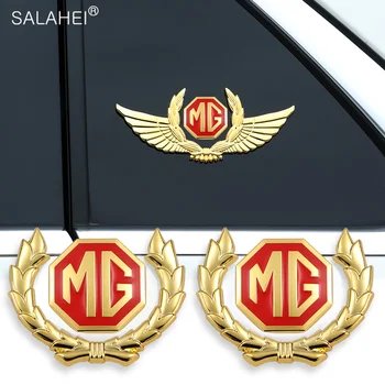 3D metalinis automobilio kėbulo emblemos ženklelis lipdukai Morris garažams MG ZS MG3 MG5 MG6 MG7 GT HS Auto Decoration priedai