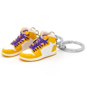 3D sportbačių batų raktų pakabukas Mada Kūrybiškumas Krepšinio raktų pakabukas Vyras Pirštas Riedlentė Mini batų modelis Raktų pakabukai Automobilio pakabukas
