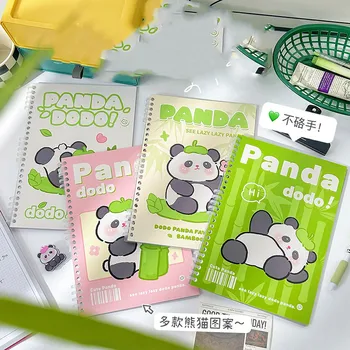 4 vnt./lot. Kawaii Panda Notebook Miela užrašų knygelė Dienoraščio planavimo priemonė Kanceliarinės prekės Mokykliniai reikmenys didmeninė prekyba