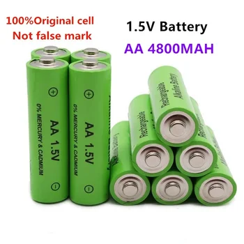 4 ~ 20PCS 1,5 V Neue Marke AA akku 4800mAh 1,5 V Neue Alkalischer batery für led licht spielzeug mp3 Kostenloser versand