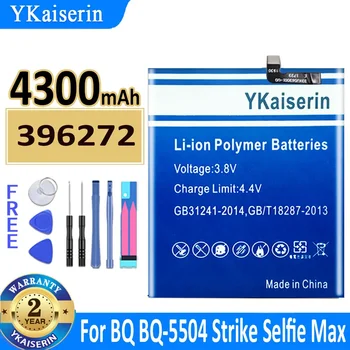4300mAh YKaiserin baterija 396272 skirta BQ BQ-5504 Strike Selfie Max/For Wiko View Prime U Pulse/For Upulse Lite