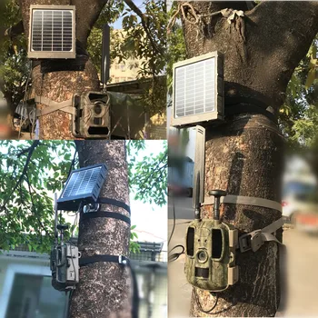 4G medžioklės kamera Saulės kolektorinis įkroviklis 3W skirtas BL480L-P foto gaudyklėms 3000mAh saulės baterijų aliuminio baterijos polimeras medžiotojų kamerai
