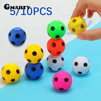 5/10Pcs Mini Rotatable Soccer Ball Žaislai vaikams Futbolo vakarėlis Palankiai vertina slėgio žaislus Gėrio krepšio įdarai Stalo pramogos