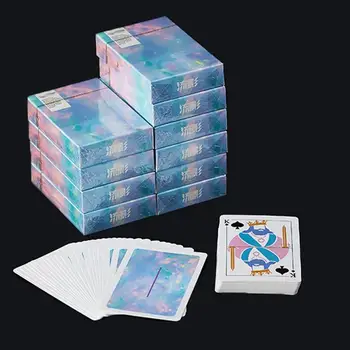 54 Kortos Kūrybinis menas Dizainas Pokerio stalo žaidimas Žaidimo kortos Patvarios nesulankstomos Teksaso kortų kolekcija Pramoginiai produktai