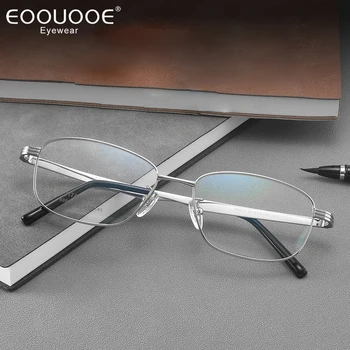 54mm madingi akiniai Titanium 10g LENGVAS vyriškų akinių rėmelis Trumparegystė Optika Akiniai Antirefleksiniai receptiniai lęšiai