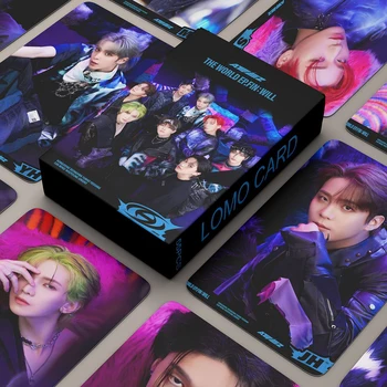 55PCS Kpop ATEEZ Naujas albumas THE WORLD EP. FIN : WILL Lomo Cards Kpop Group Fotocards Photo Print Card Aukšta kokybė