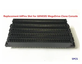 5vnt daug 64Pins lizdo keitimas GENESIS MegaDrive Clone Console