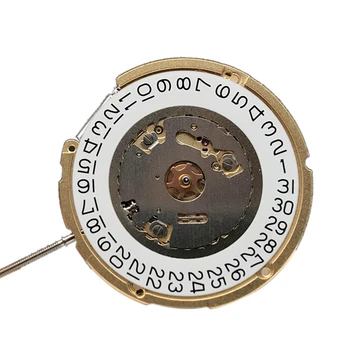 6003D/6003.D Šveicarijos Ronda kvarco judesio laikrodžio mechanizmo dalių keitimas Auksinis laikrodis Movt White Datewheel Original