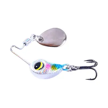 6cm 4g/8g Žvejybos masalas Imituojamas 3D akių atsparumas smūgiams Aštrus kabliukas Mini VIB metalinis blizgučiai Dirbtinis masalas Crankbait žvejybai