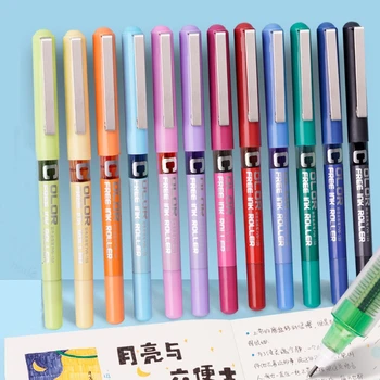 7Pcs/set Cute RollerBall Pens,0.28/0.38/0.5mm Tušinukas, skirtas rašyti mokyklos biuro stacionarius Kawaii spalvotus gelinius rašiklius