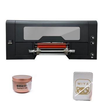 A3 Uv Dtf lipdukų spausdintuvas Skaitmeniniai puodelių įvyniojimai Spausdinimo mašina Xp600 galvutės Uv Dtf lipdukų spausdintuvas