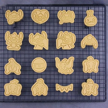 Anime animacinis filmas Dygsnio sausainis Vaisių pelėsis Buitinis 3D Kawaii presas Kepimo įrankis Kūrybinis 