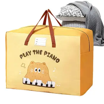 Antklodės laikymo krepšys Oksfordo audinio drabužiai Pakavimo krepšiai su rankenomis Namų spinta Spinta Laikymo konteineriai antklodžių užvalkalui Pagalvė