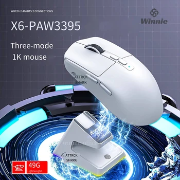 Attack Shark X6 Mouse trijų režimų 