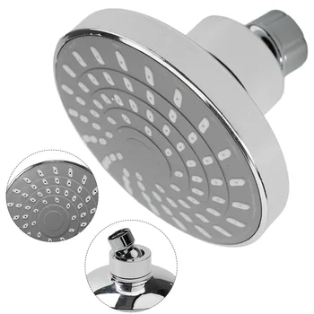 Aukšto slėgio dušo galvutės purkštuvas Reguliuojamas kritulių kiekis Sieninis chromuotas ABS plastikinės dušo galvutės Vonios kambario įrangos priedai
