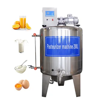 Aukštos kokybės mažas dydis 120l 105 litrų vaisių minkštimas 500 100 litrų kiaušinių pieno sulčių pasterizavimo mašina Pasterizavimo bakas Parduodamas pasterizavimo bakas