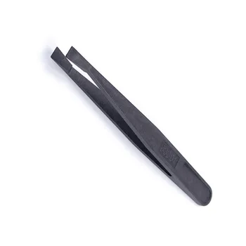 Aukštos kokybės patvarūs pincetai Remonto įrankis 120mm 1PC saugus antistatinis juodosios anglies pluoštas Patogus lenktas įrankis Aukštos kokybės