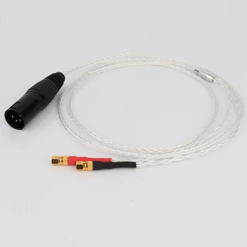 ausinių atnaujinimo kabelis su 4 kontaktų XLR subalansuotu vyrišku pakeitimu He5 He6 He400 He500 He560