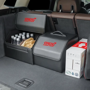 Automobilio bagažinės laikymo krepšys Odinė kempingo dėžė sulankstoma Subaru Impreza Legacy WRX STI BRZ Forester Levorg Outback Crosstrek
