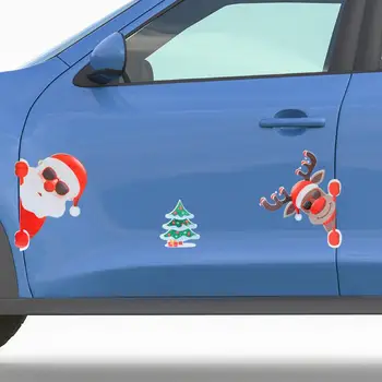 Automobilio lipdukas Ekologiškas dekoratyvinis lipdukas Kūrybinis dekoratyvinis aukščiausios kokybės linksmas kalėdinis sieninis lipdukas
