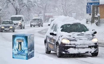 Automobilio sniego šepetys Rayhong automobilio sniego valymo šepetys Greitas ir patogus hidrofobinis nano dengtas automobilio lango ledo ir sniego valymo įrankis