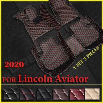 Automobilių grindų kilimėliai Linkolno aviatoriui Šešios sėdynės 2020 m. Individualūs automatiniai pėdų pagalvėlės Automobilių kilimų dangčio interjero aksesuarai