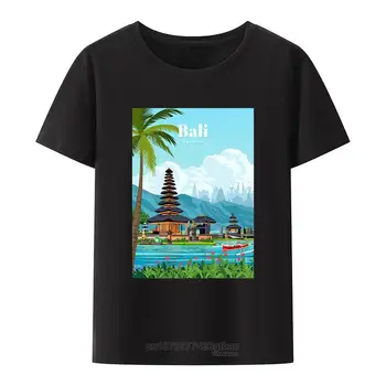 Balis Indonezija Medvilniniai marškinėliai Kelionės Proginis anime stilius Koszulki Y2k Gatvės apranga Tees Raštas Gatvės mados vyrų drabužiai