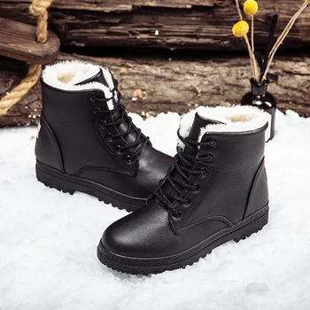 batai moteriški žieminiai batai moteriški batai klasikinio stiliaus kulkšnies batai moterims sniego bateliai šilti batai plius dydis 2020