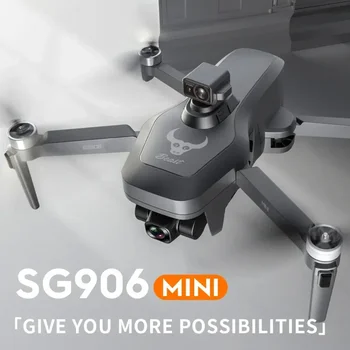 Bešepetėlinis variklis RC Quadcopter žaislų dovanos SG906 MINI GPS dronas 4K Profesionalus 5G Wifi Anti-Shake 3 ašių Gimabal Dron 8K HD kamera