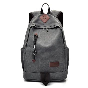 Big Canvas Backpack Man Aukštos kokybės didelės laisvalaikio daugiafunkcinės galinės pakuotės Vyriškas krepšys Nešiojamas kompiuteris 2023 Nauji mokykliniai krepšiai Kuprinė Vyras